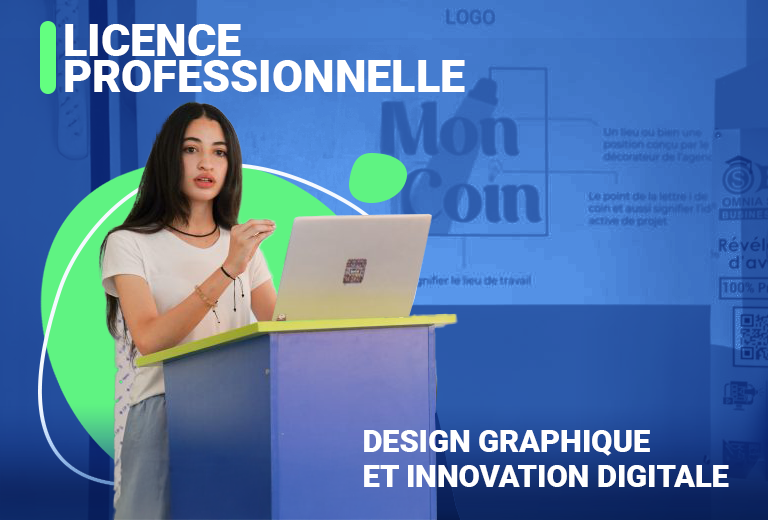 Licence Professionnelle ( Bac + 3) en Design Graphique et Innovation Digitale | Formation à Casablanca Oulfa